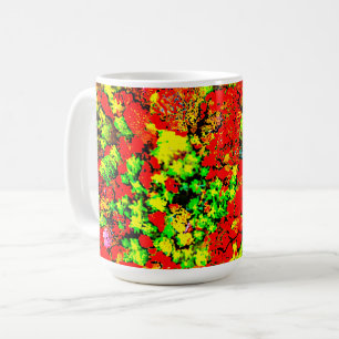 Abstract Neon Splatter Coffee Mug