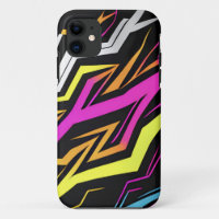 Abstract Neon Stripes