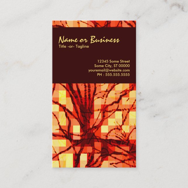 abstract nerves business card (Front)