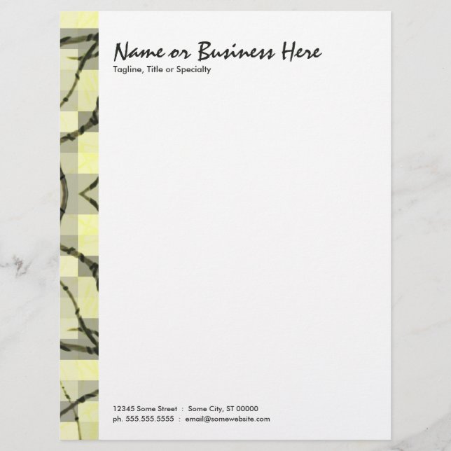 abstract nerves letterhead template (Front)