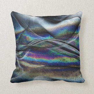 Abstract Net Swirl Throw pillow