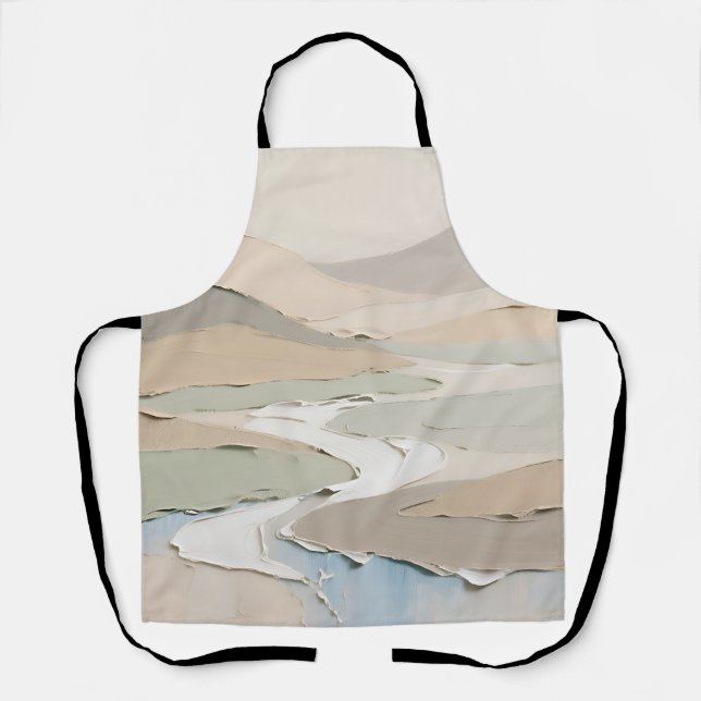 Abstract Neutral Landscape Apron (Front)