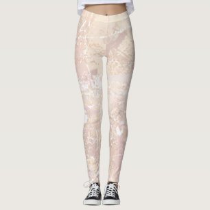 Abstract Neutral Mix Leggings