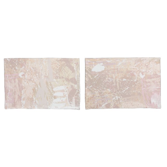 Abstract Neutral Mix Pillowcase (Front-Set)