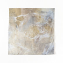 Abstract neutral painting wall art tapestry