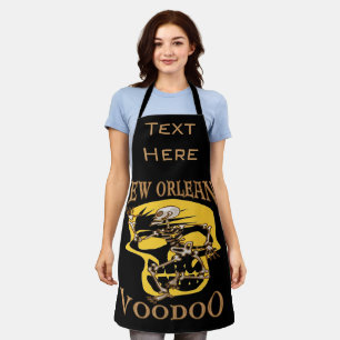 Abstract New Orleans Design add text, Apron
