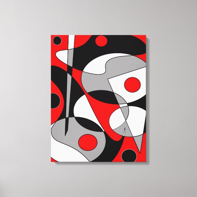 Abstract No. 184 Canvas Print (Front)
