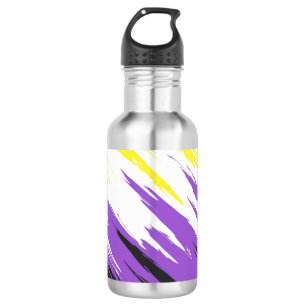 Abstract Nonbinary Pride Flag 532 Ml Water Bottle