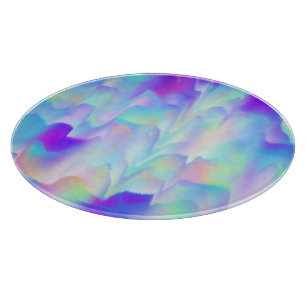 Abstract Northern Lights Cutting Board