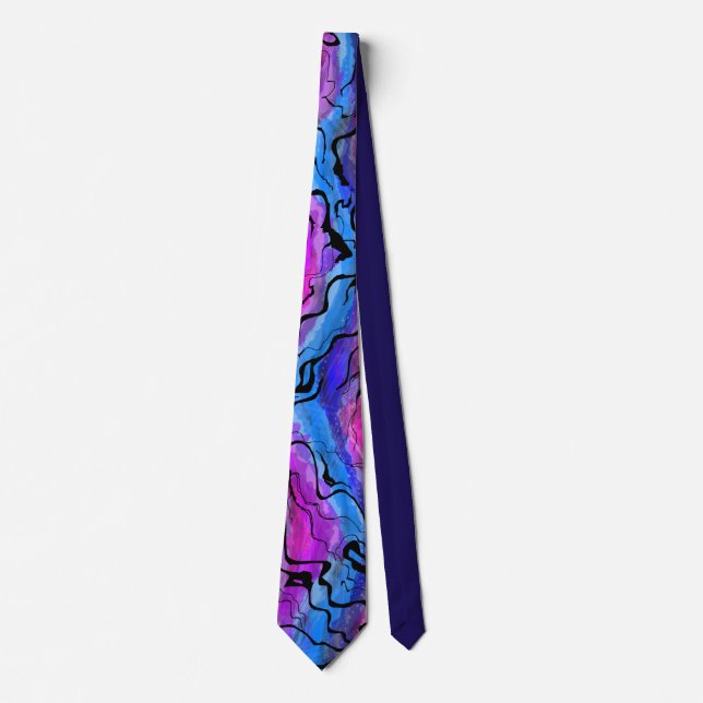 Abstract Northern Lights Tie (Front)