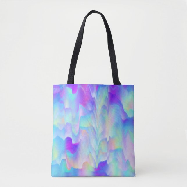 Abstract Northern Lights Tote Bag (Front)