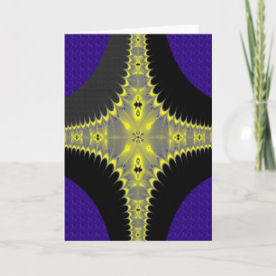 Abstract note card