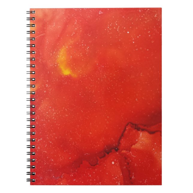 Abstract Notebook - Fiery Ember Glow (Front)