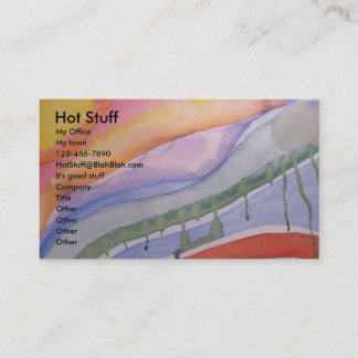 abstract now business card