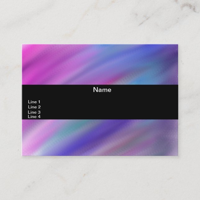 Abstract number 12 calling card (Front)