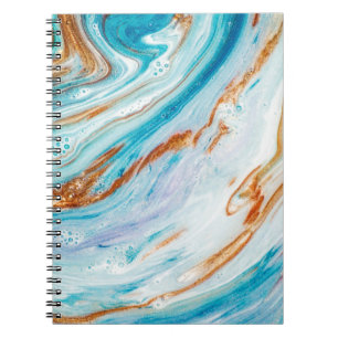 Abstract ocean- ART. Natural Luxury. Style incorpo Notebook