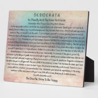 Abstract Ocean Beach=Desiderata Poem