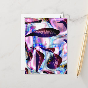 Abstract Ocean Postcard