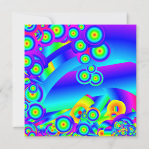 Abstract Ocean waves Card
