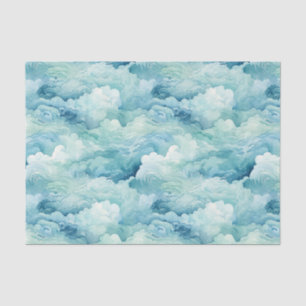 Abstract Ocean Waves Decoupage Tissue Paper