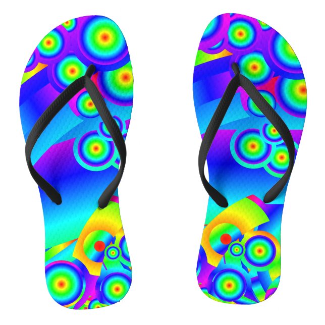 Abstract Ocean waves  Thongs (Footbed)