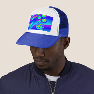 Abstract Ocean waves Trucker Hat