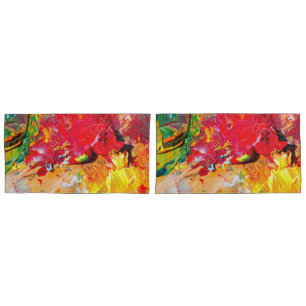 Abstract Of Artist Palette Pillowcase