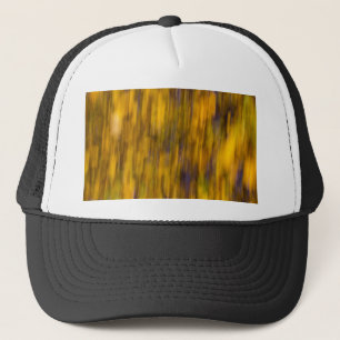 Abstract of Autumn Gold Trucker Hat