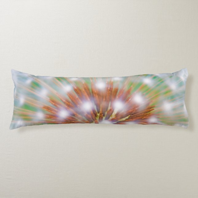 Abstract of dandelion seed head body cushion (Front)