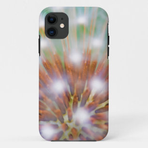 Abstract of dandelion seed head iPhone 11 case