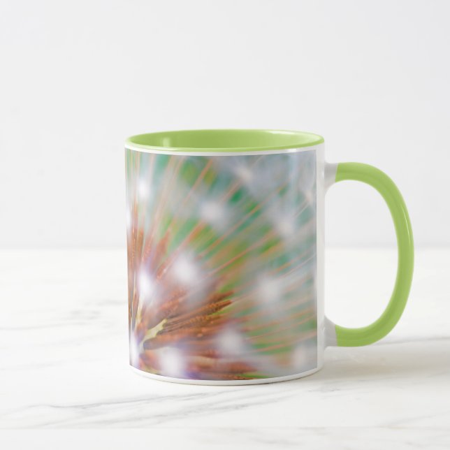 Abstract of dandelion seed head mug (Right)