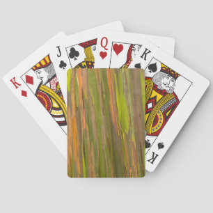 Abstract Of Eucalyptus Bark Playing Cards