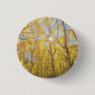 Abstract of Gilia Amidst Wildflowers California 3 Cm Round Badge