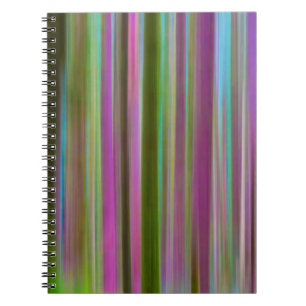 Abstract of Hoh Rain Forest at Dusk Washington Notebook