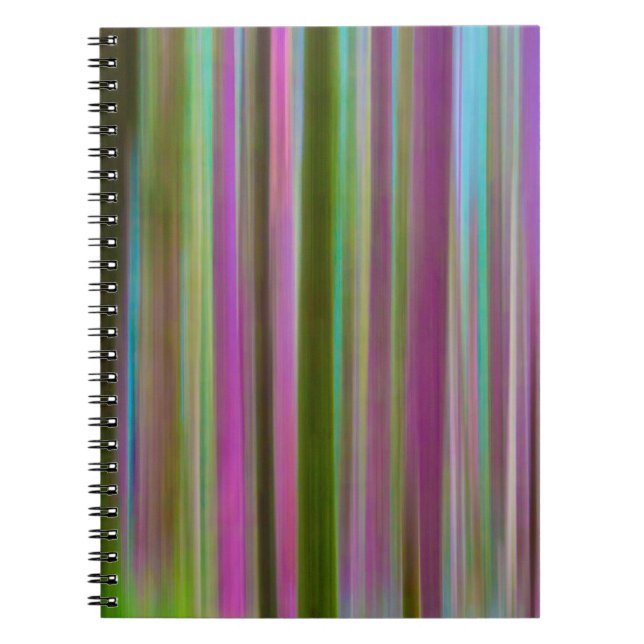 Abstract of Hoh Rain Forest at Dusk | Washington Notebook (Front)