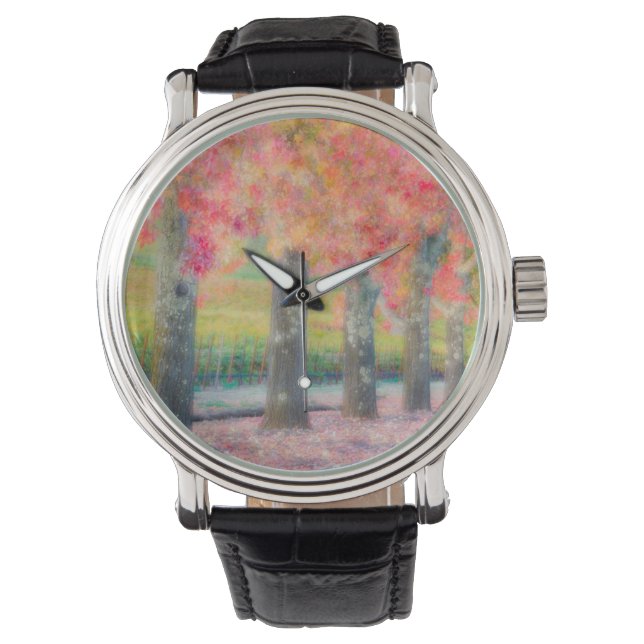 Abstract of Napa Valley trees Watch (Front)