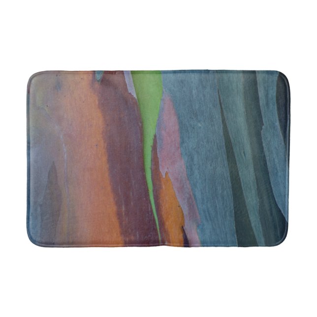 Abstract Of Rainbow Gum Tree Bath Mat (Front)