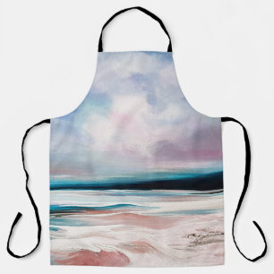Abstract Oil Canvas: Contemporary Texture Apron