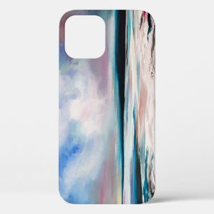Abstract Oil Canvas: Contemporary Texture iPhone 12 Case