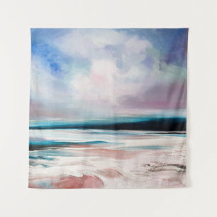 Abstract Oil Canvas: Contemporary Texture Tapestry