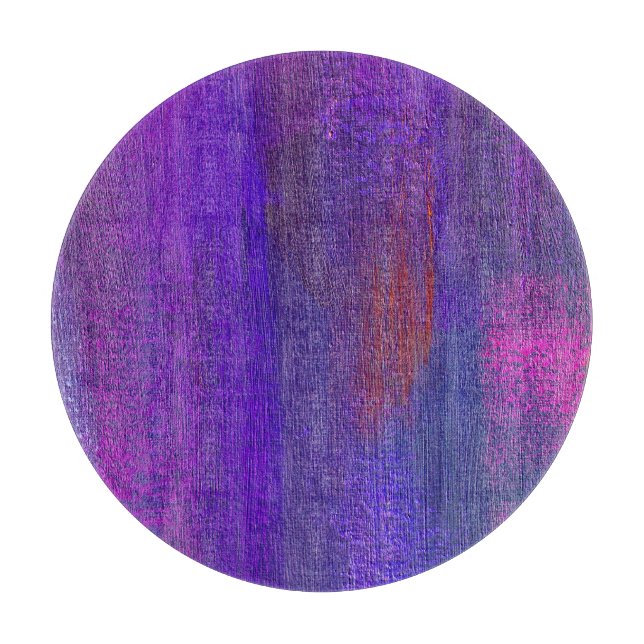 Abstract Oil: Canvas Texture Background. Cutting Board (Front)