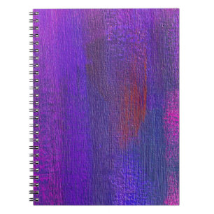 Abstract Oil: Canvas Texture Background. Notebook