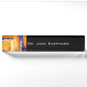 Abstract Oil Paint 1 Nameplate