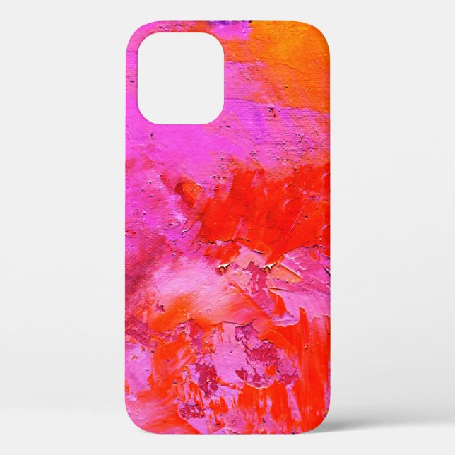 abstract oil paint texture on canvas, background Case-Mate iPhone case (Back)
