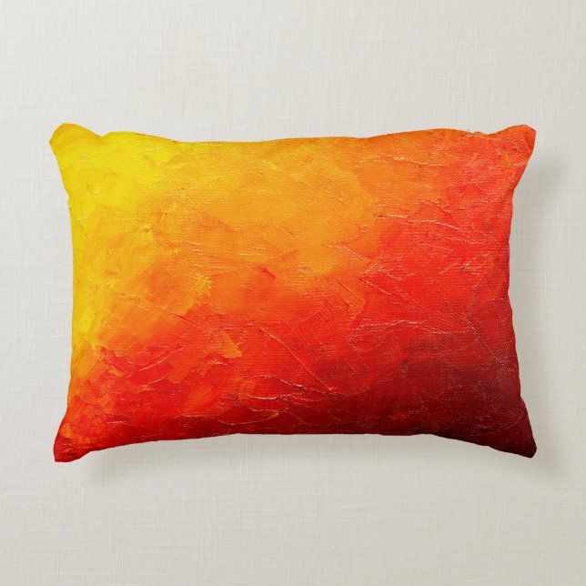 abstract oil paint texture on canvas, background decorative cushion (Front)