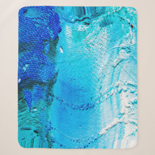 Abstract oil paint texture on canvas, background. sherpa blanket