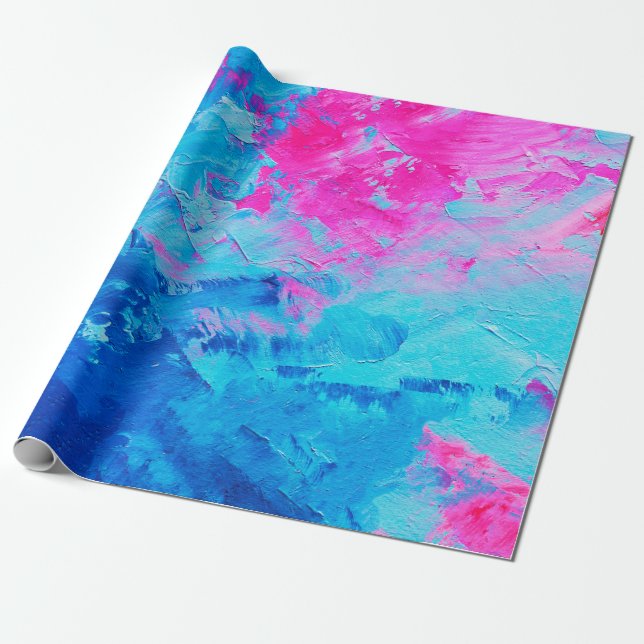 abstract oil paint texture on canvas, background wrapping paper (Unrolled)
