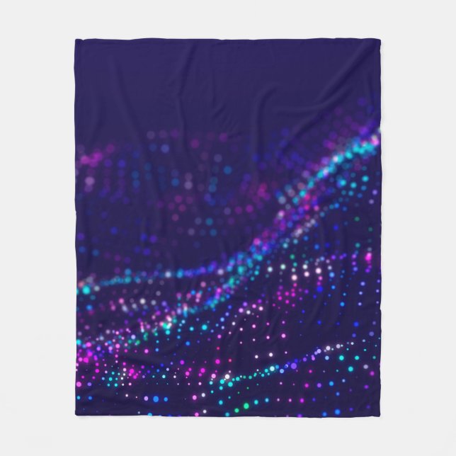 abstract oil paint texture on canvas, backgroundba fleece blanket (Front)