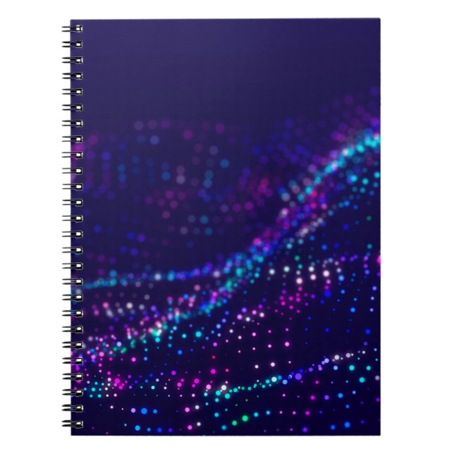 abstract oil paint texture on canvas, backgroundba notebook (Front)
