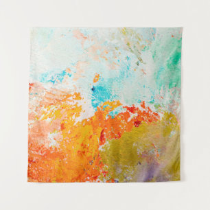 abstract oil paint texture on canvas, backgroundba tapestry